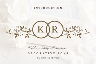 Monogram Fonts: Capturing Your Wedding Story