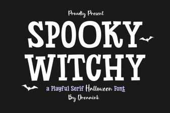Witchy Fonts for Creative Designs & Halloween Projects